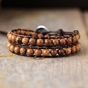 Wooden Beads Wrap Bracelet