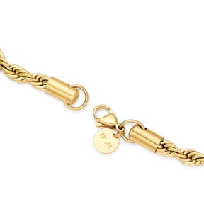 Rope Bracelet (Gold) 5mm