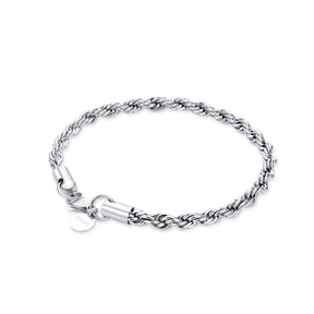 Rope Bracelet (Silver) 5mm