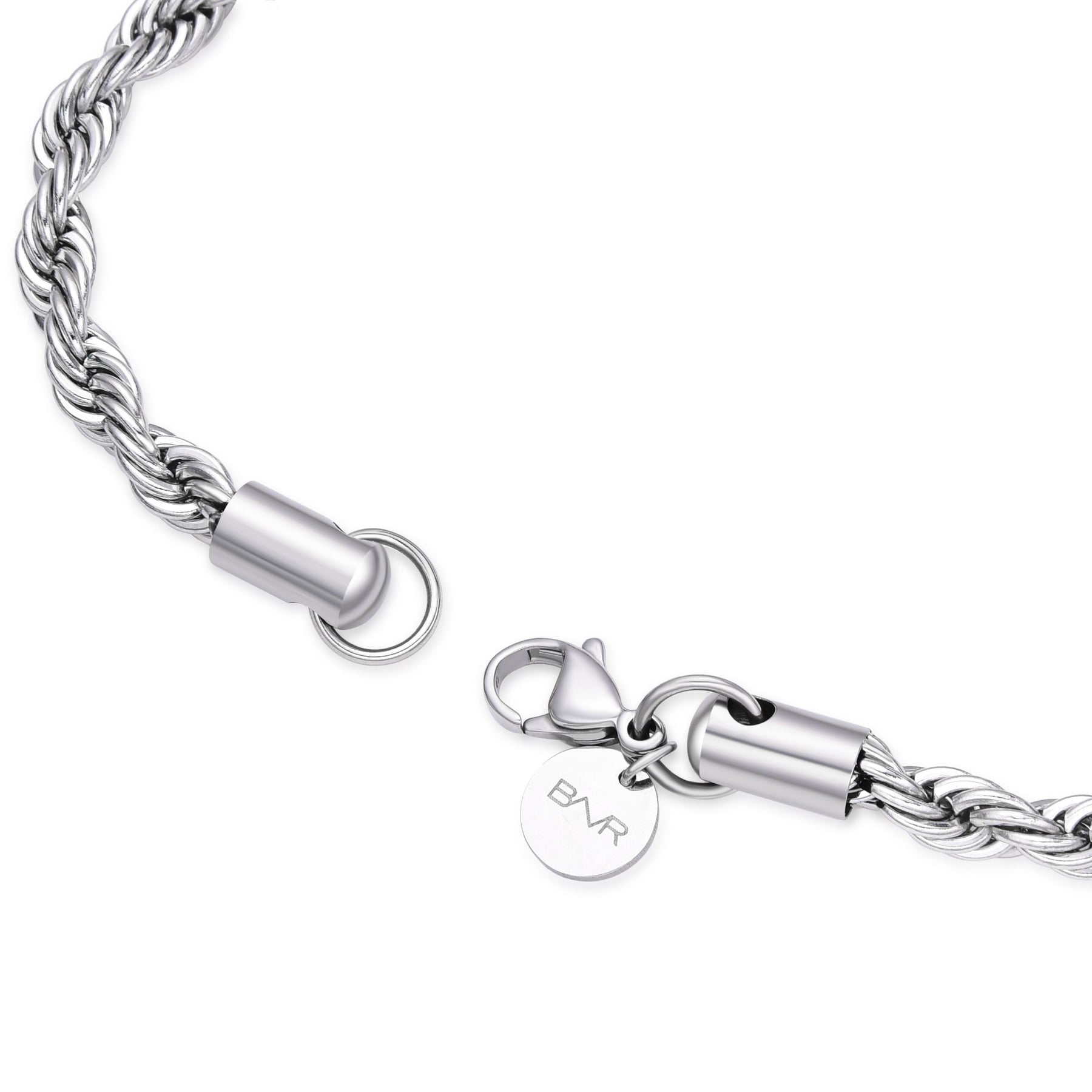 Rope Bracelet (Silver) 5mm
