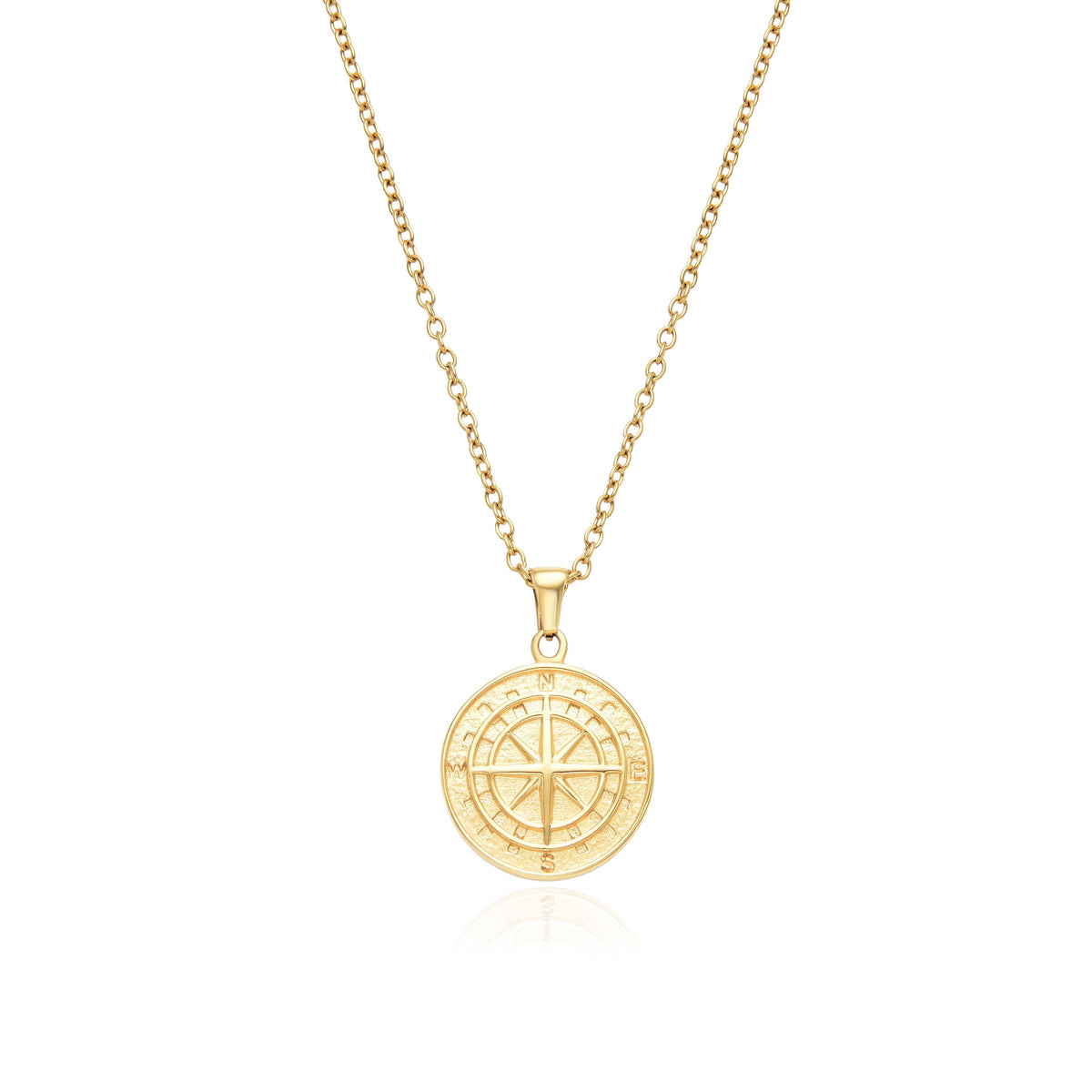 Compass Pendant (Gold)